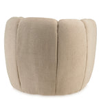 Agathe - Fauteuil - Beige/Marron Foncé
