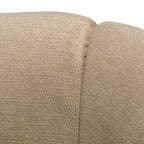 Agathe - Fauteuil - Beige/Marron Foncé