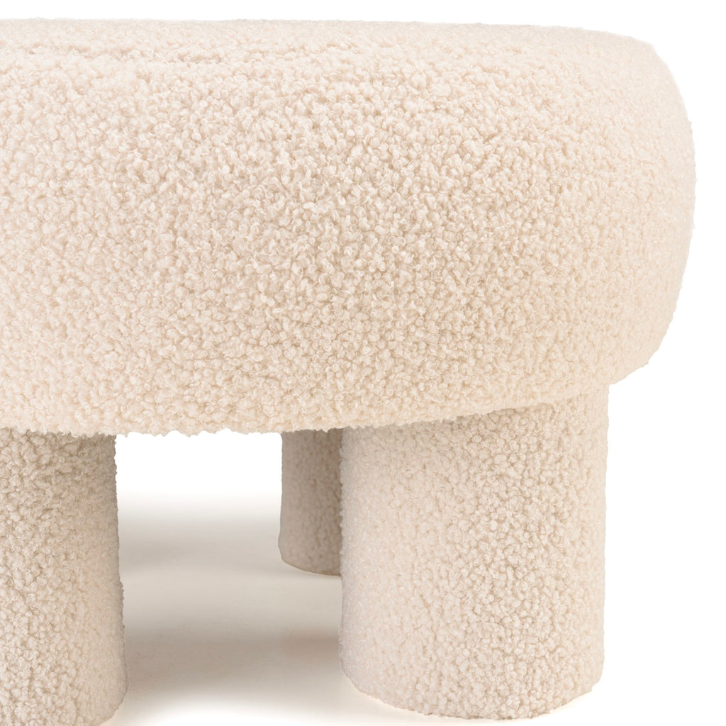 Agathe - Pouffe - White