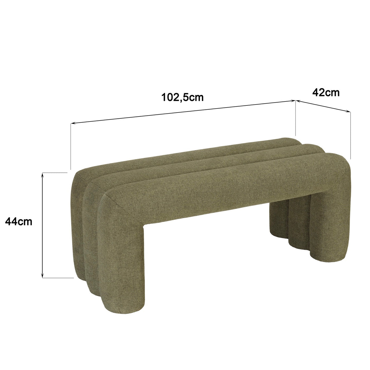 Agathe - Banc - Vert