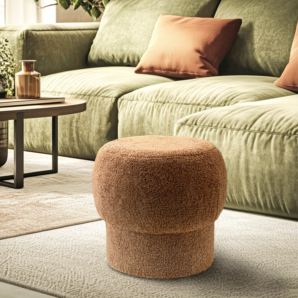 Agathe - Pouf - Terracotta