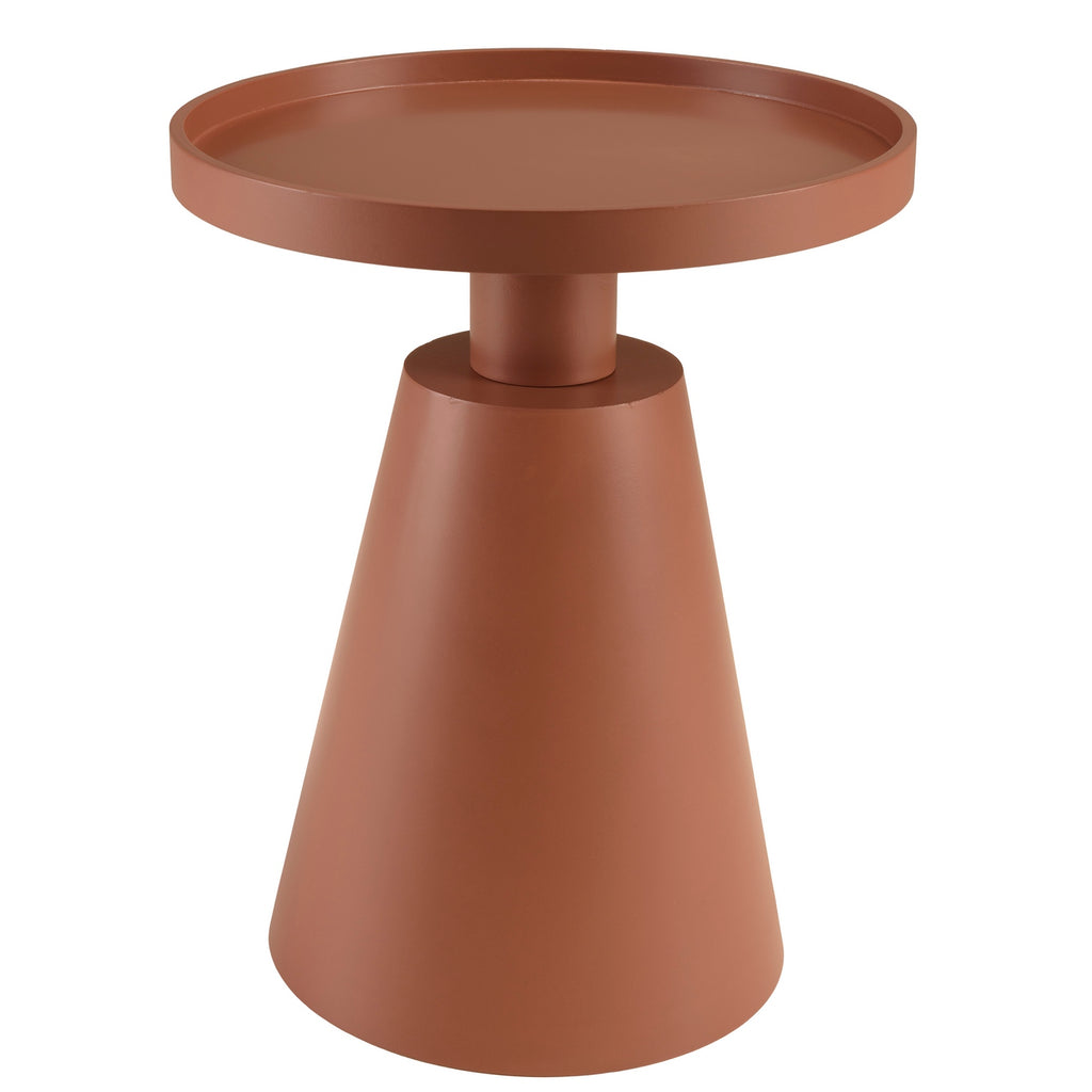 Agathe – Beistelltisch und kleiner Tisch – Terrakotta