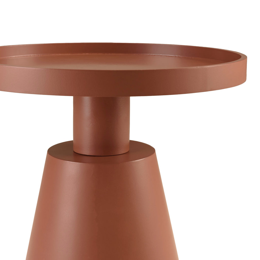 Agathe – Beistelltisch und kleiner Tisch – Terrakotta