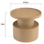 Agathe - End Table & Side Table - Taupe