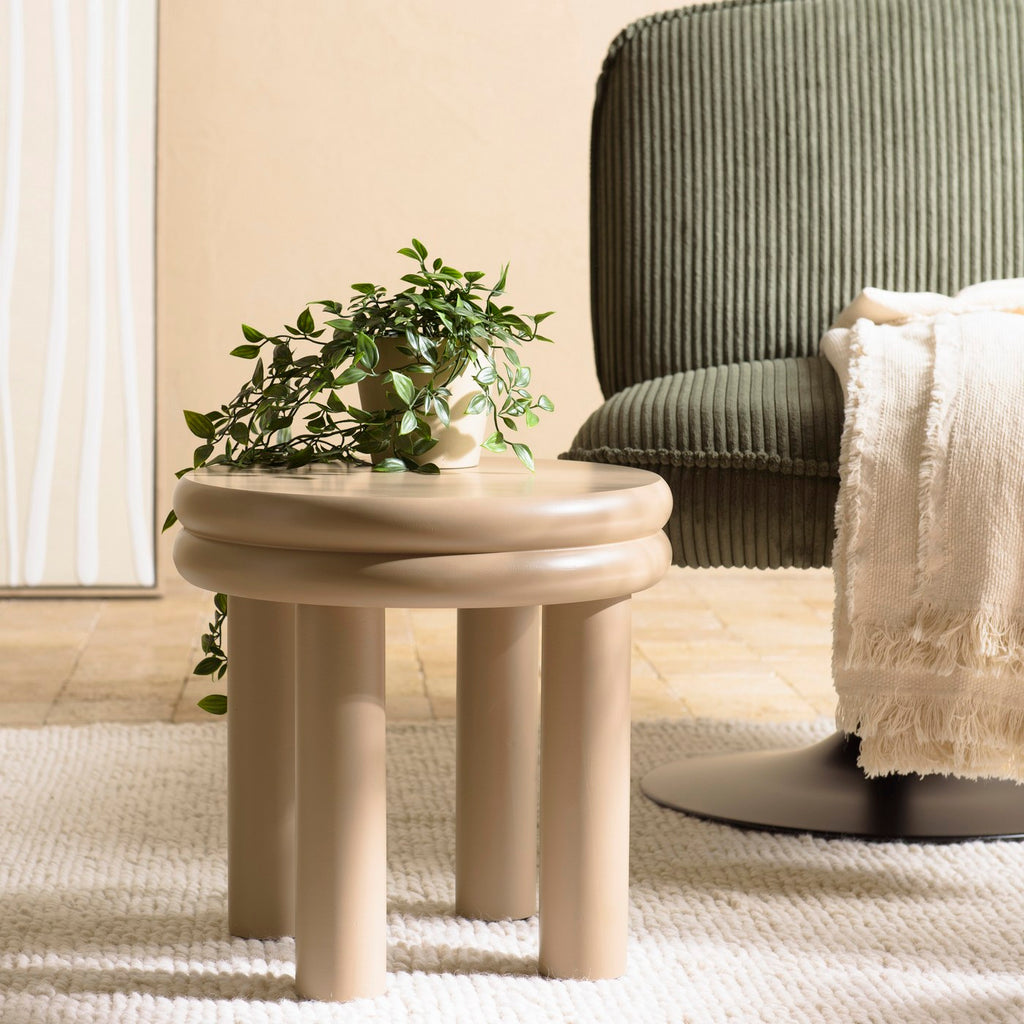 Agathe - Hjørnebord og sidebord - Taupe