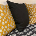 Coussin Nyl - Lin Noir