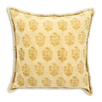 Dori - Coussin - Velours Vintage - Jaune
