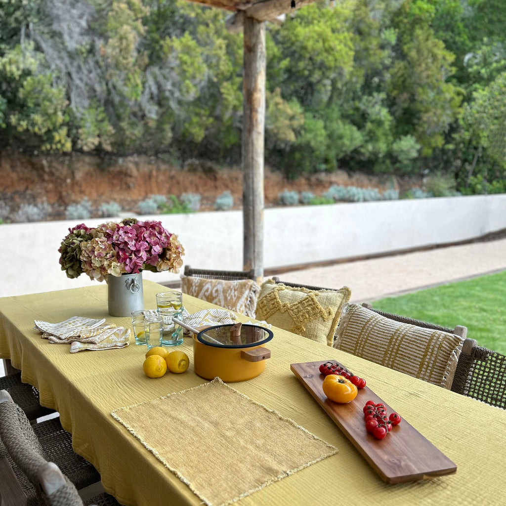 Camaro Double Washed Cotton Tablecloth 150X250 Cm