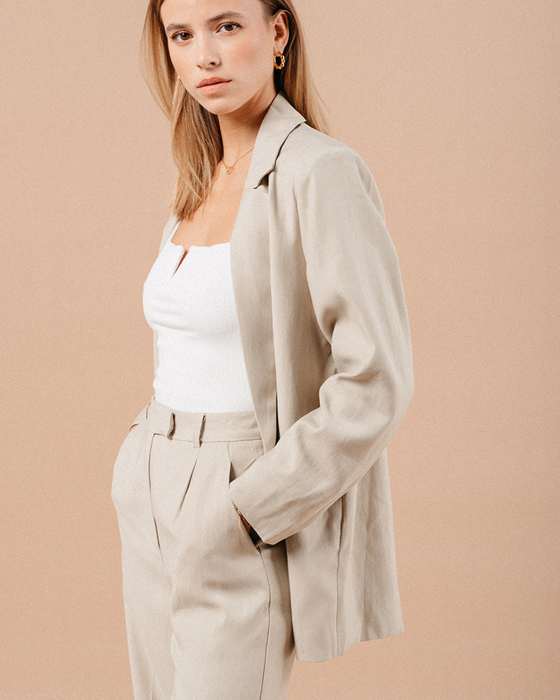 CHAQUETA BEIGE MALENE BEIGE