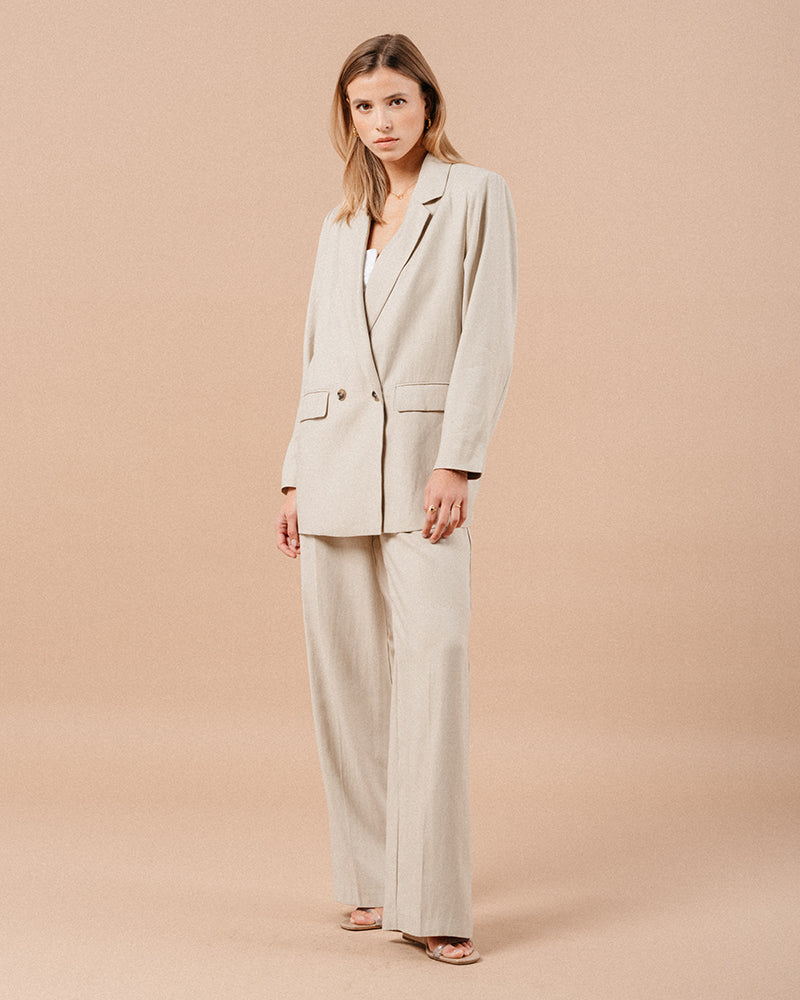 CHAQUETA BEIGE MALENE BEIGE
