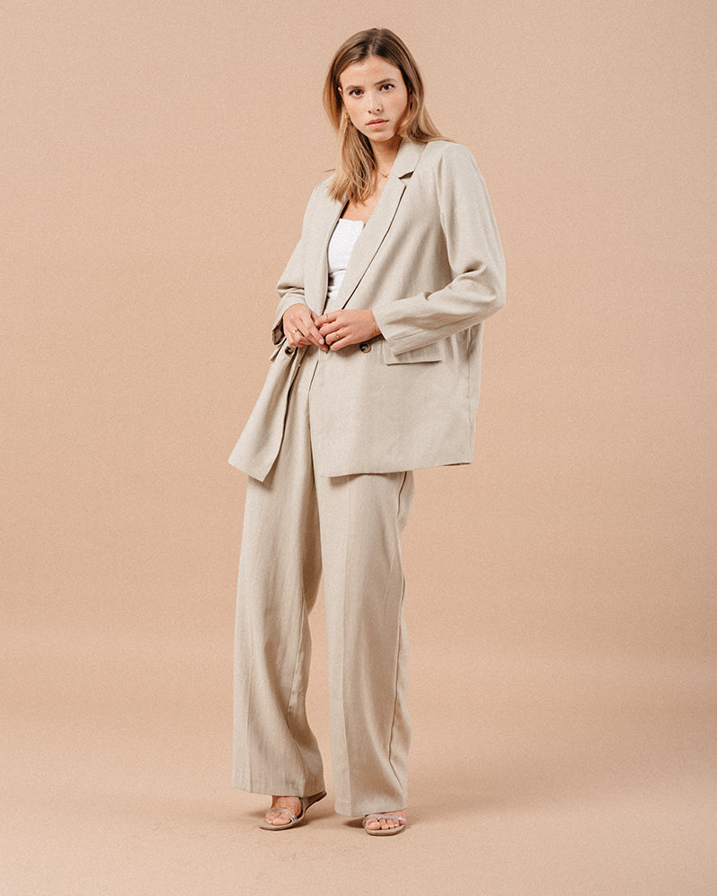 CHAQUETA BEIGE MALENE BEIGE