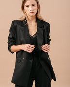 CHAQUETA NEGRA MALENE NEGRA