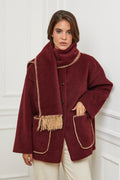 Coat - Burgundy