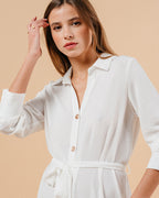 VESTIDO CRUDO MANOLO CRUDO