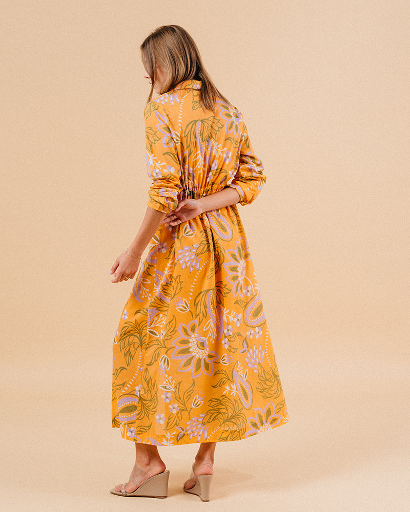 VESTIDO NARANJA MARIANA NARANJA