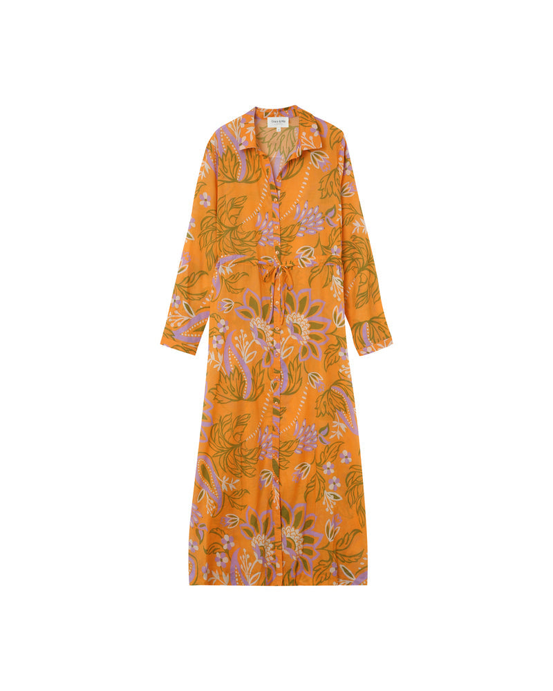 VESTIDO NARANJA MARIANA NARANJA