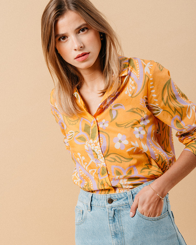 CAMISA NARANJA MARICA NARANJA