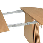 Sya - Mesa de comedor - Roble claro/Negro