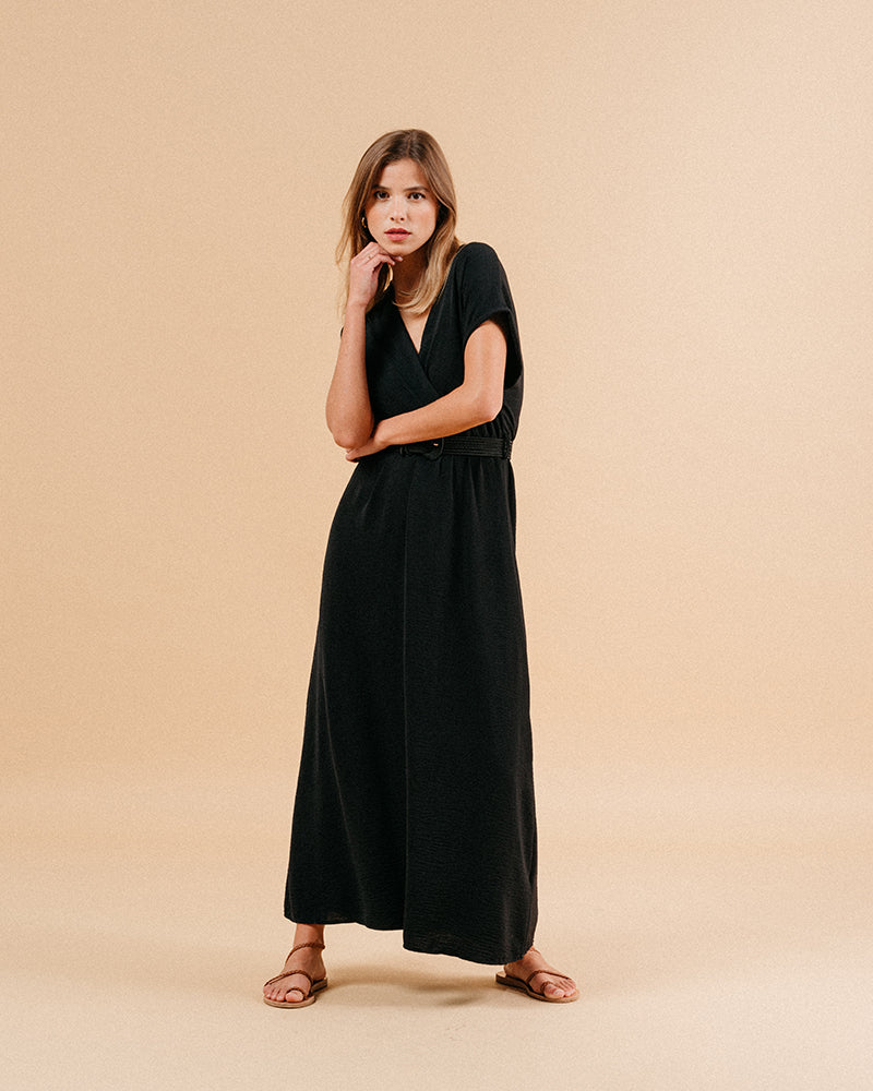 VESTIDO BERENJENA MAUD BERENJENA