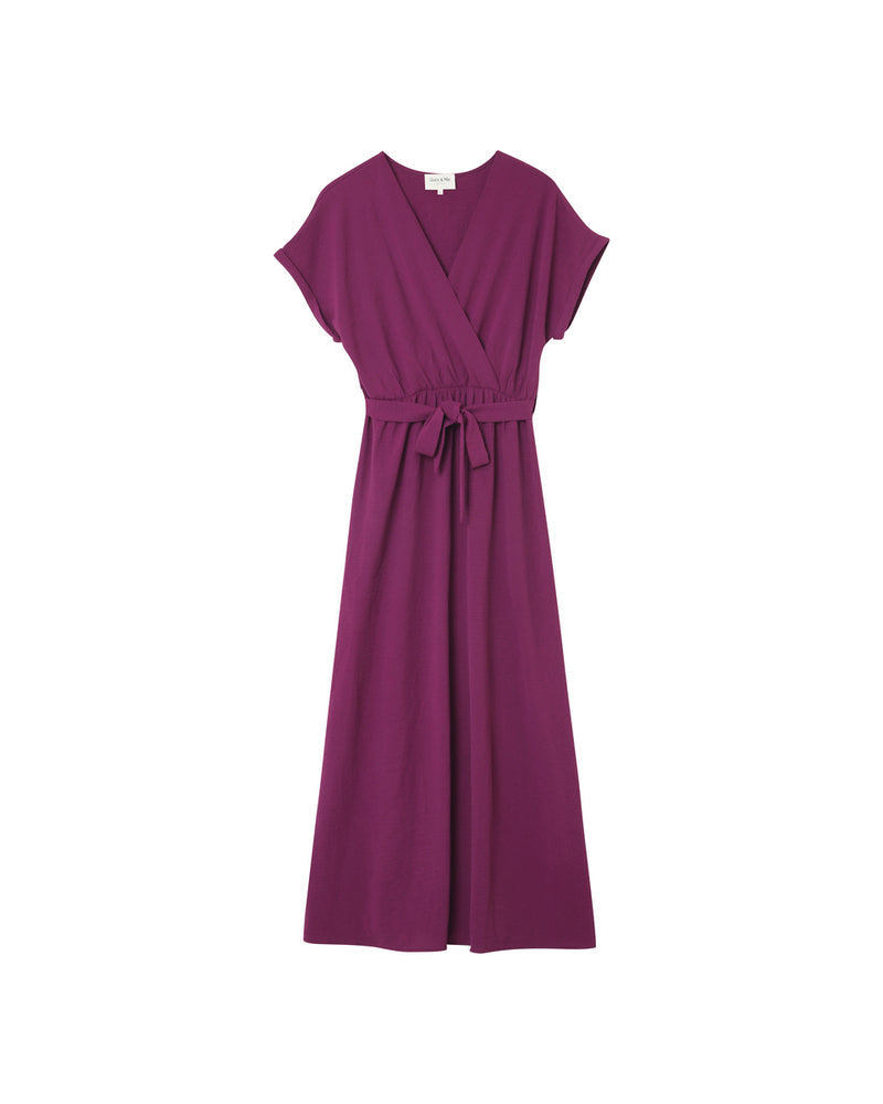 VESTIDO BERENJENA MAUD BERENJENA