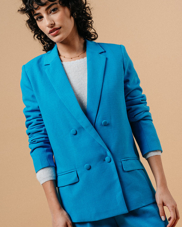 VESTE BLEU MAZARINE BLEU