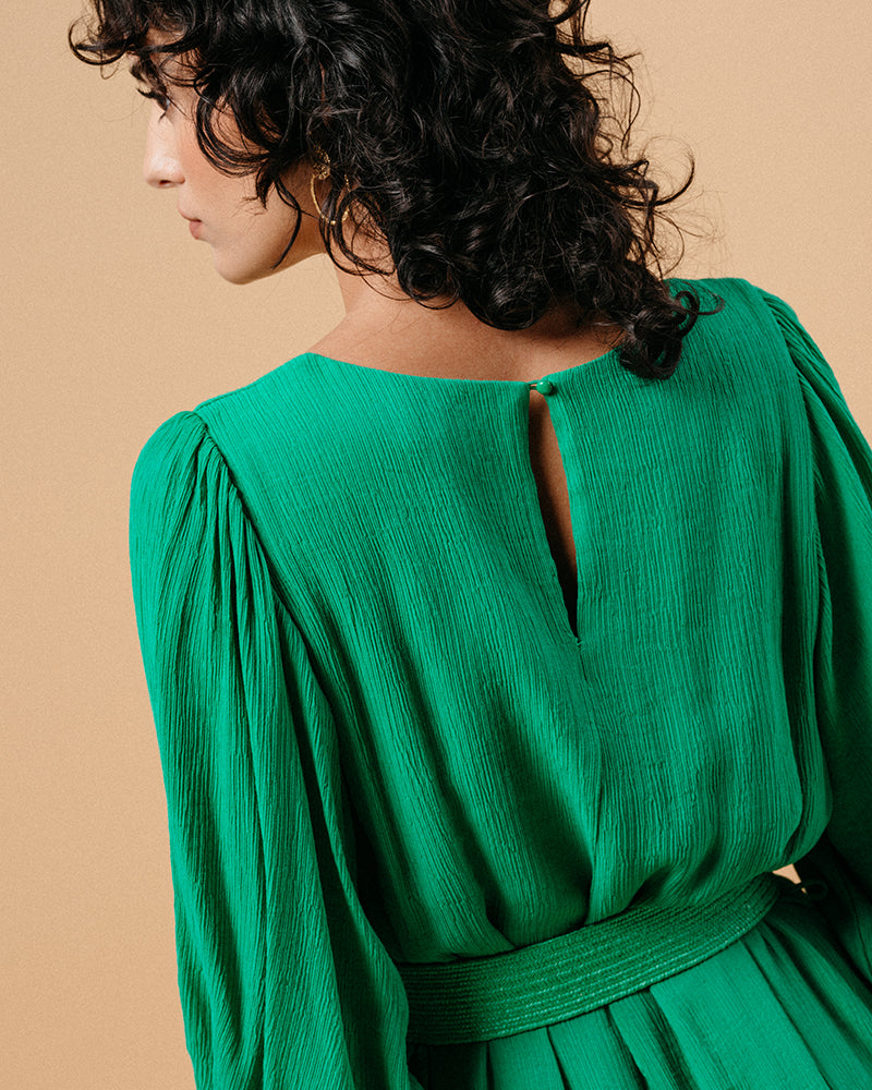 VESTIDO VERDE MELISSA VERDE