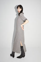 El vestido de punto beige Annalisa