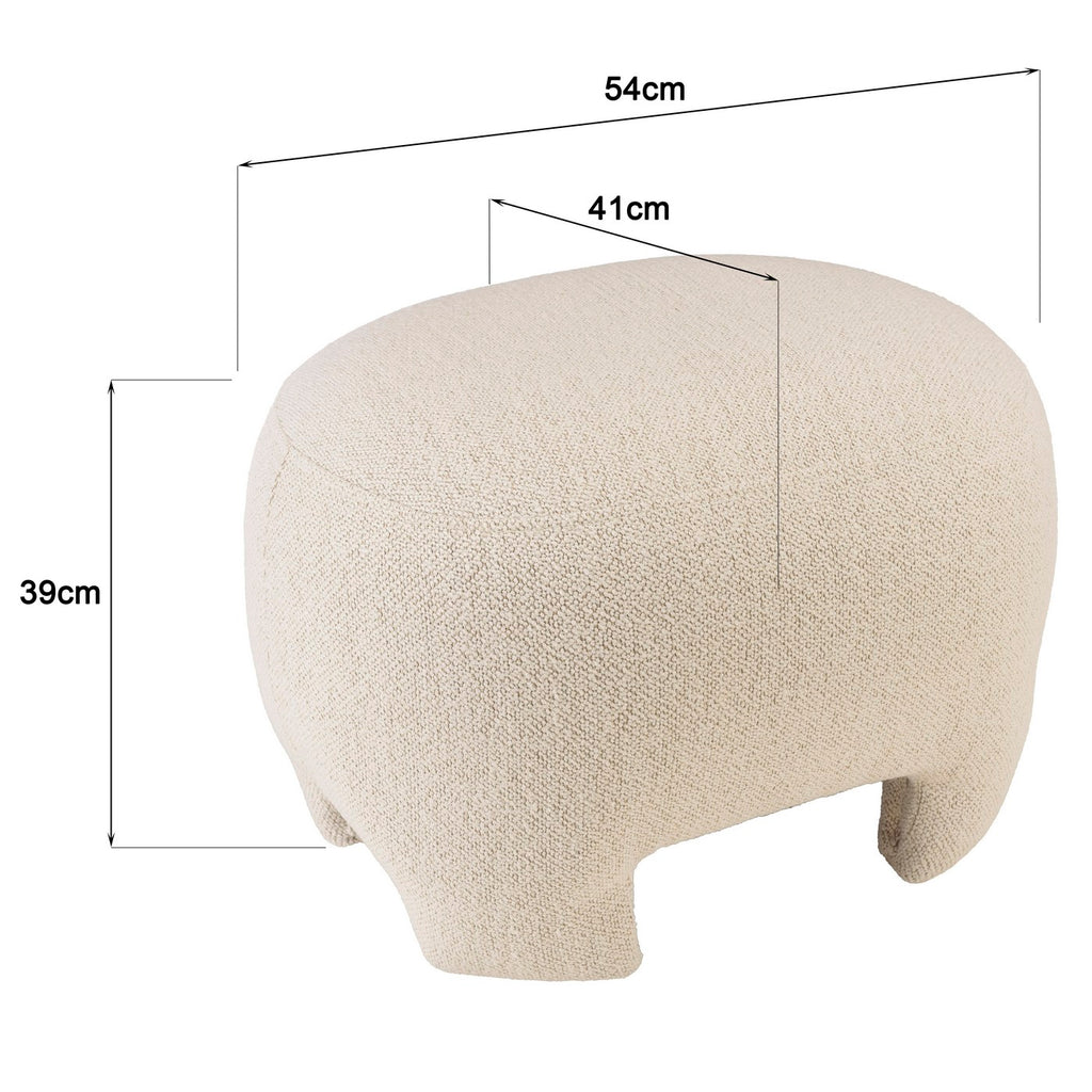 Leopold - Pouf - Beige