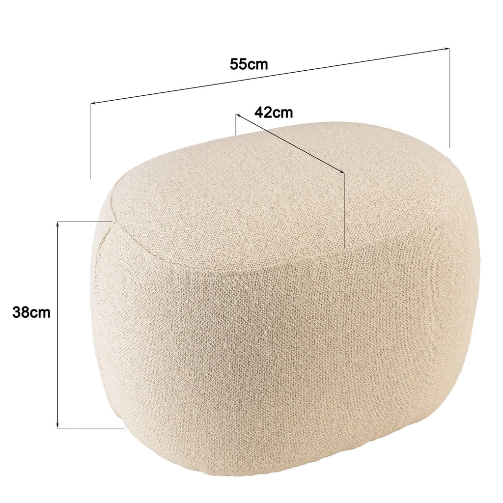 Leopold - Pouf - Beige