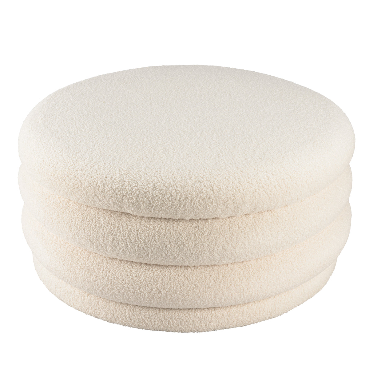 Leopold - Pouf - Ecru