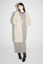 El vestido de punto beige Annalisa