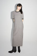 El vestido de punto beige Annalisa