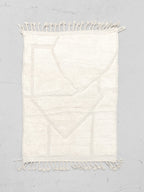 Moroccan Berber Beni Ouarain Rug 1.58 × 0.87 m