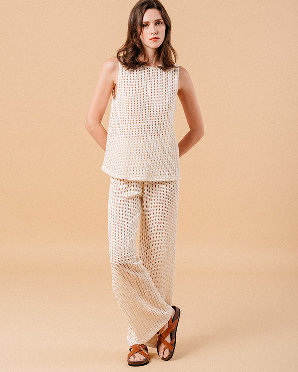 PANTALON BEIGE MORGANE BEIGE