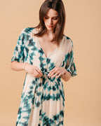 ROBE VERT MOUFLE VERT