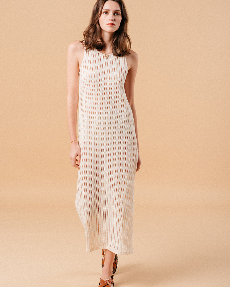 VESTIDO BEIGE MUSC BEIGE