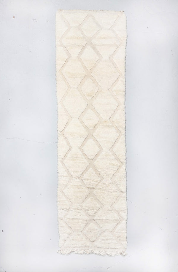 Tapis Berbère Marocain Beni Ouarain 3,02X0,76M