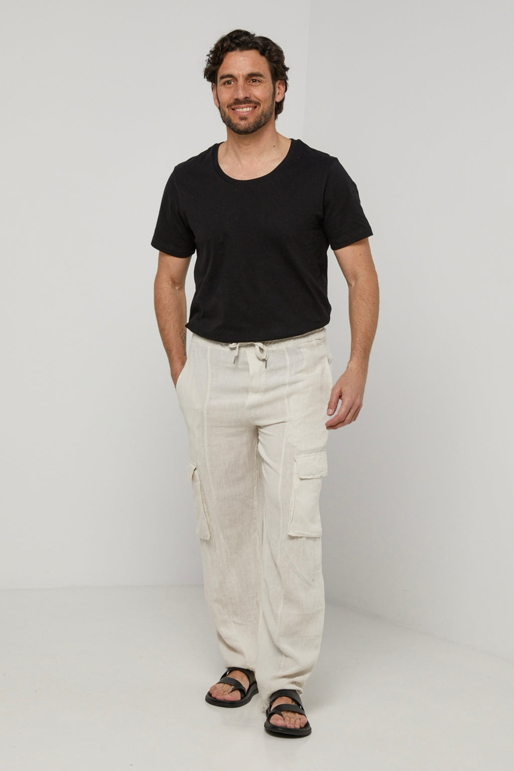 Pantalon - Beige - Homme