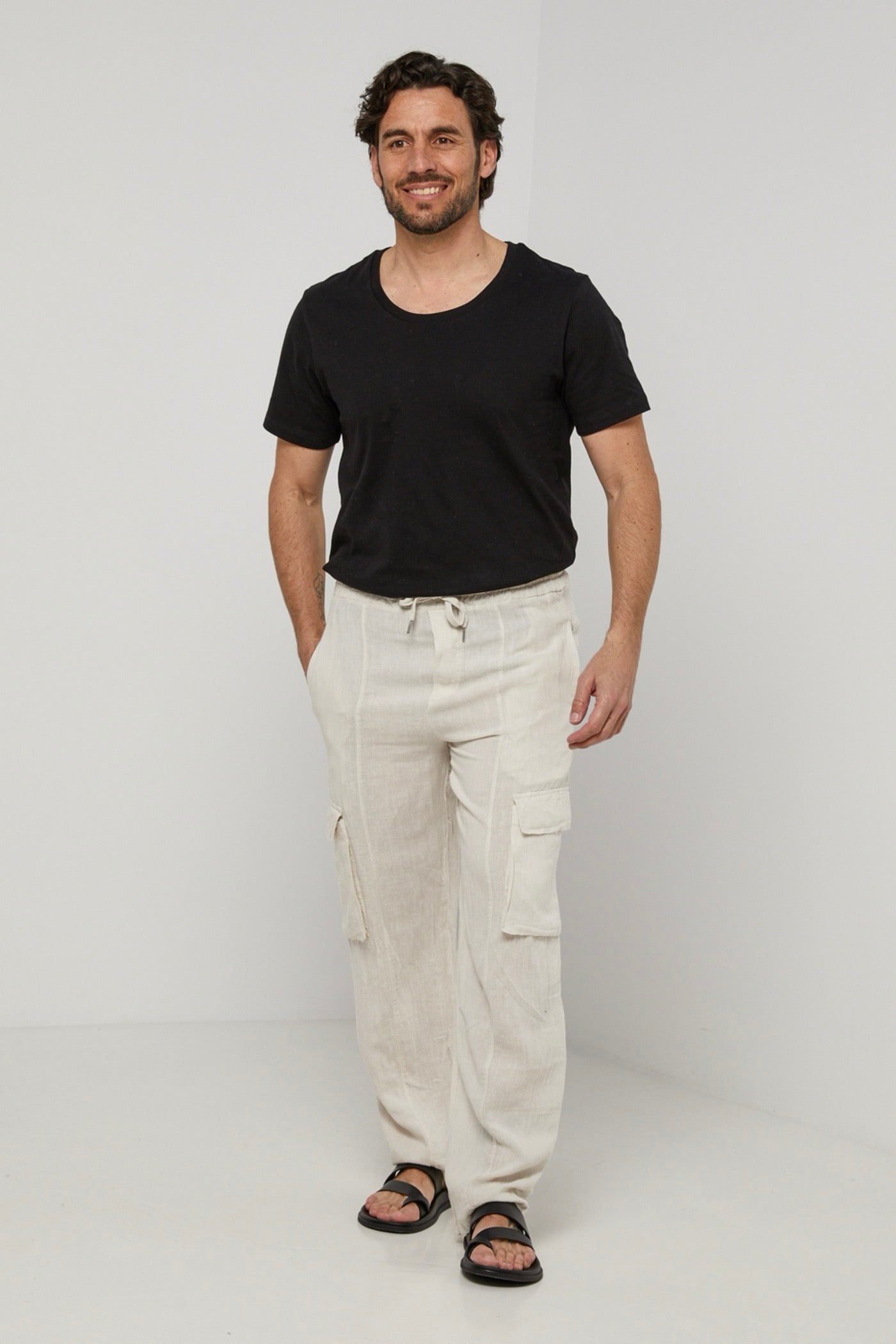 Pantalon - Beige - Homme