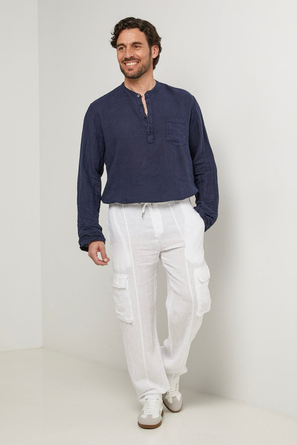 Pantalon - Blanc - Homme