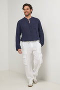 Pantalon - Blanc - Homme