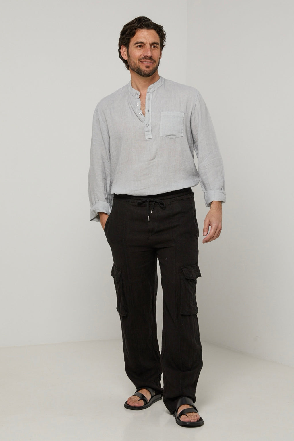Trousers - Black - Men