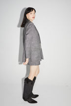 Blazer Jimmy Tartan Pailletten - Grijs