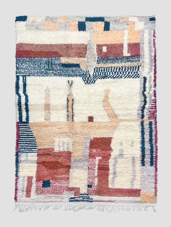 Tappeto berbero marocchino Boujaad 2,56 × 1,58 m