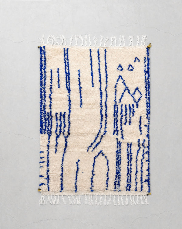 Moroccan Berber Azilal Rug 1.53 × 1.06 m