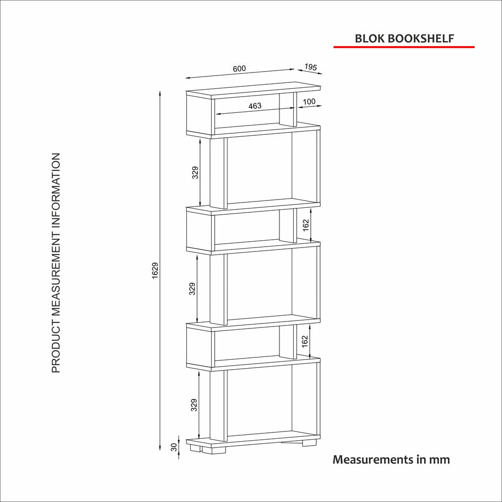 Bookcases Blok - White
