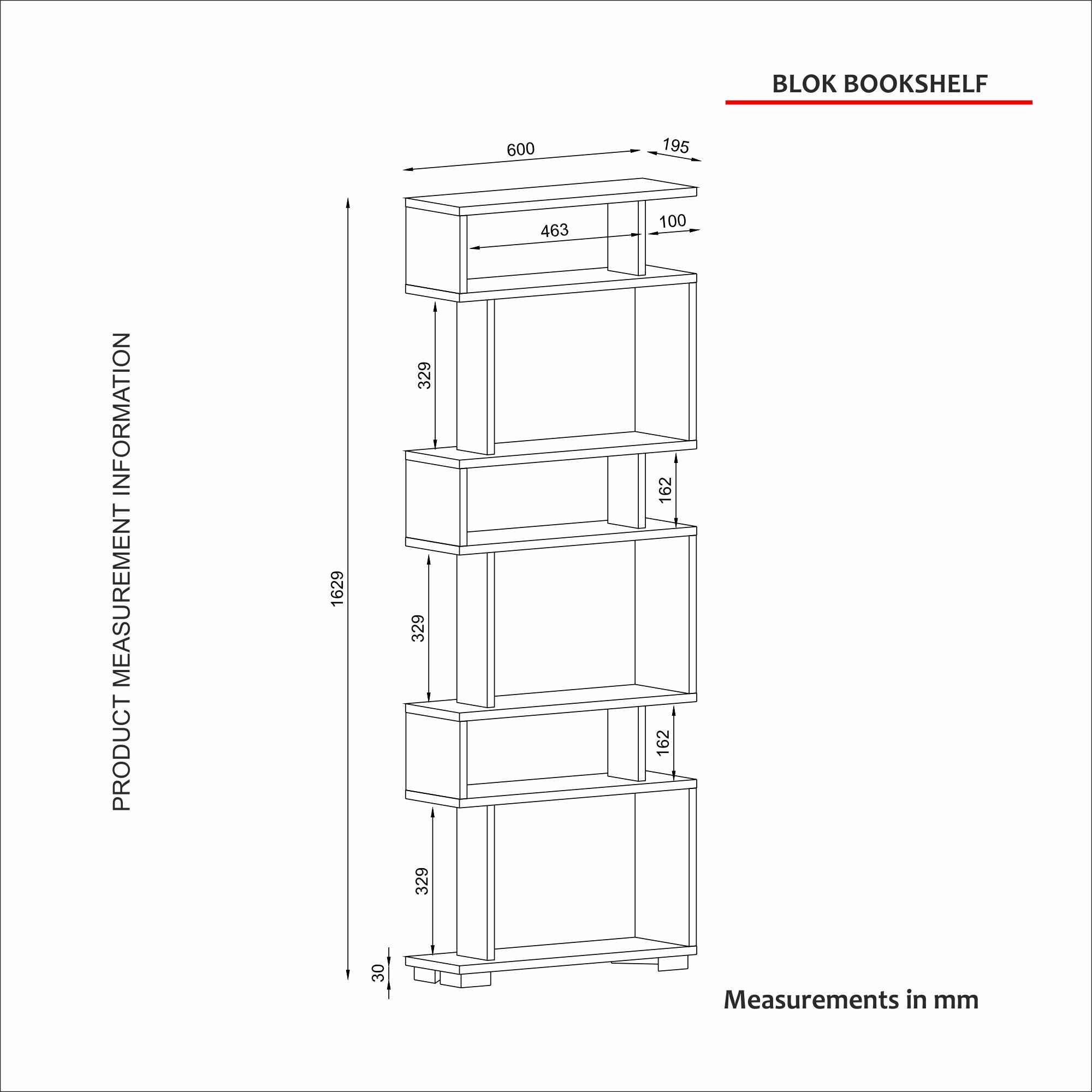 Bookcases Blok - White