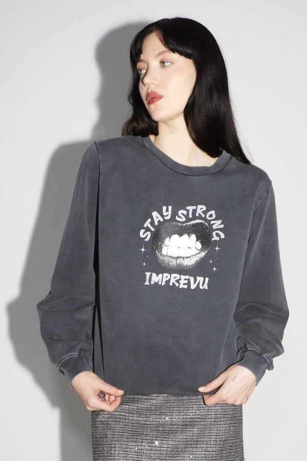 La sudadera negra Eddie "Stay Strong"