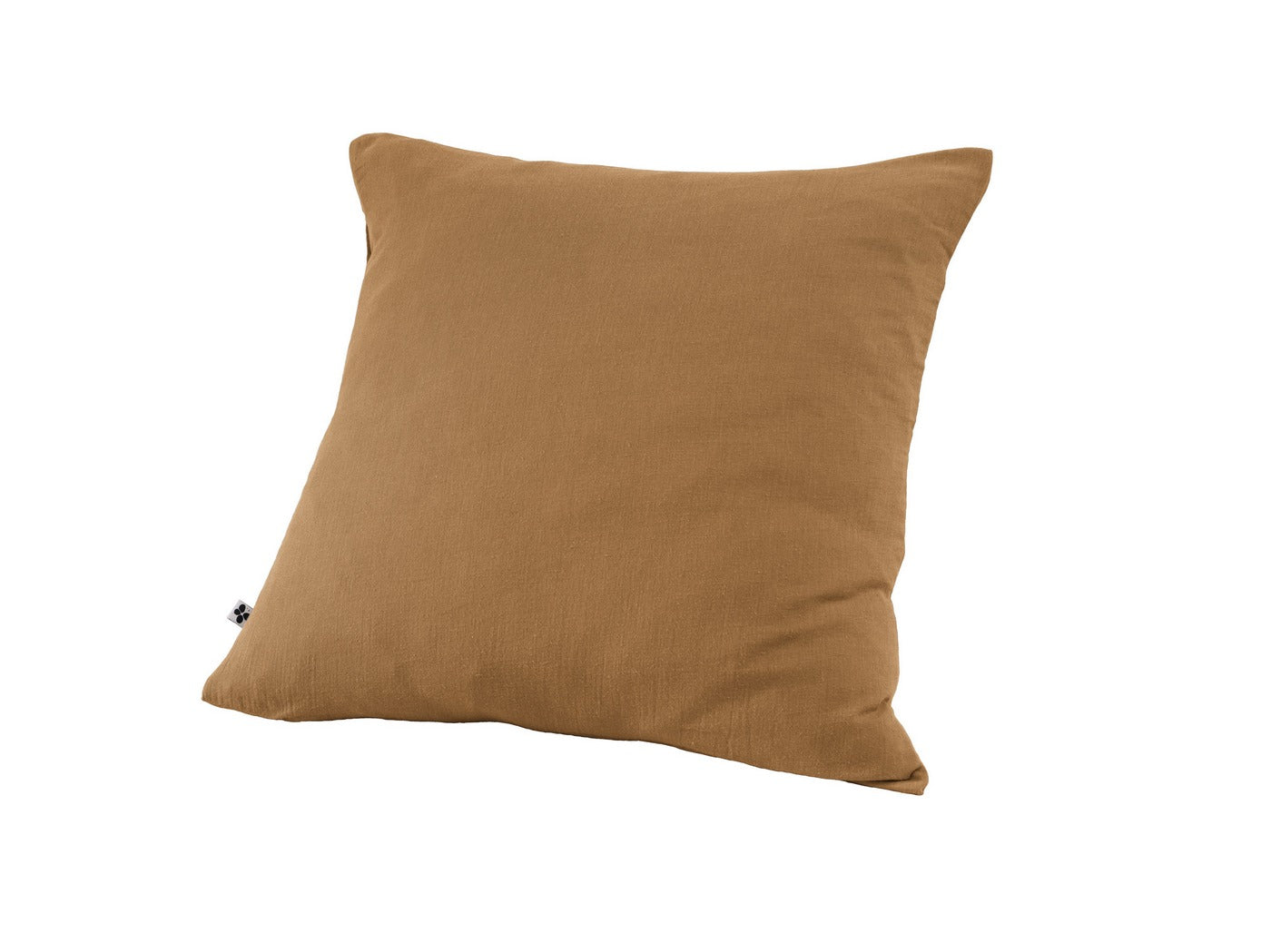 Gaïa - Taie D'Oreiller - Double Gaze De Coton Unie - Camel