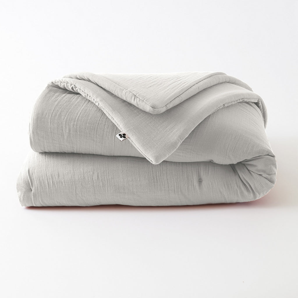 Gaïa - Edredon - Double Gaze De Coton Unie - Nuage